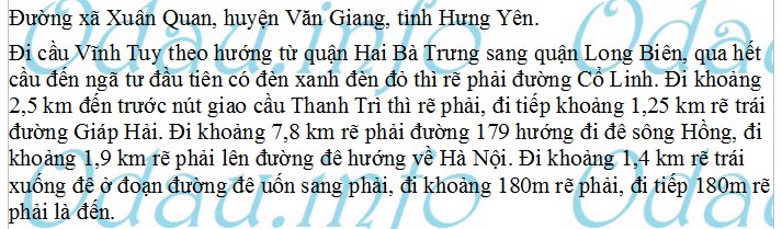 odau.info: Địa chỉ Trường mẫu giáo Xuân Quan - xã Xuân Quan