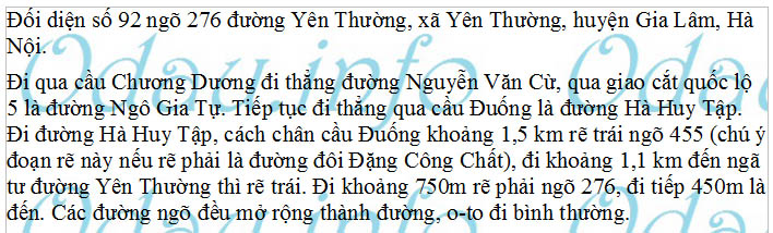 odau.info: Địa chỉ Trường mẫu giáo Yên Thường - xã Yên Thường