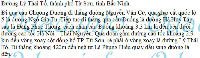 odau.info: Địa chỉ Thành Ủy thành phố Từ Sơn - tỉnh Bắc Ninh