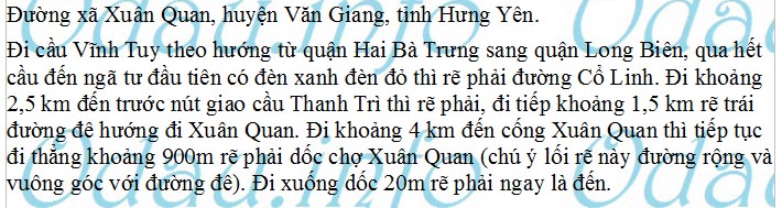 odau.info: trường cấp 2 Xuân Quan - xã Xuân Quan