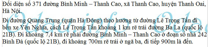 odau.info: Công an xã Thanh Cao