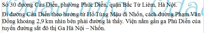 odau.info: Viện Hóa học Công nghiệp Việt Nam - phường Phúc Diễn