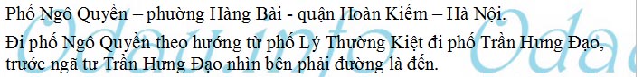 odau.info: Đại sứ quán nước Cộng hòa Indonesia - phường Hàng Bài