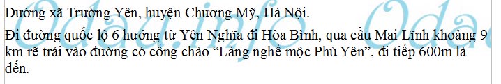 odau.info: trường cấp 1 Trường Yên - xã Trường Yên