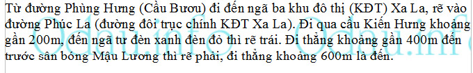 Địa chỉ tòa nhà chung cư Mipec Kiến Hưng – Q. Hà đông