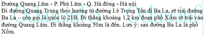 Địa chỉ ubnd phường Phú Lãm