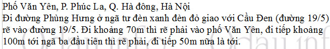 Địa chỉ Trường THCS Văn Yên – Q. Hà đông