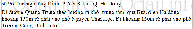 Địa chỉ tòa nhà chung cư Duyên Hải – Q. Hà đông