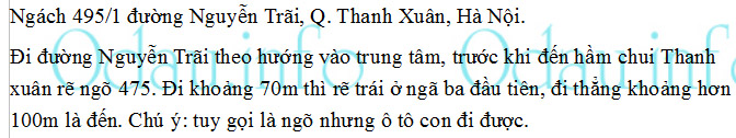 Địa chỉ Công an phường Thanh xuân nam