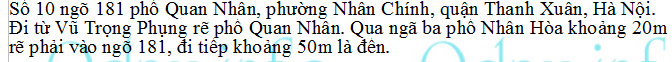 Địa chỉ Trường tiểu học Nhân Chính - phường Nhân Chính