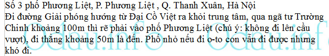 Địa chỉ ubnd phường Phương Liệt