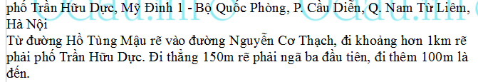 Địa chỉ tòa nhà chung cư C7 KĐT Mỹ Đình 1 - Bộ Quốc Phòng - phường Cầu Diễn