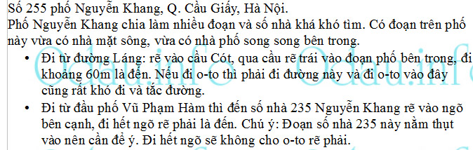 Địa chỉ Công an phường Yên Hòa