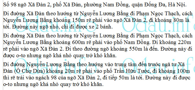 Địa chỉ ubnd phường Nam Đồng