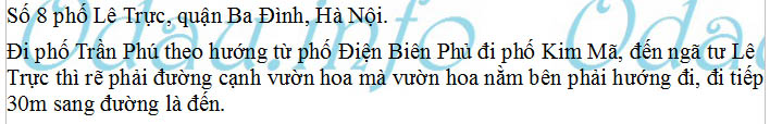 Địa chỉ Công an phường Điện Biên