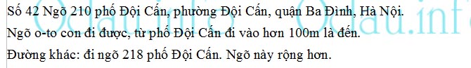 Địa chỉ Trường cấp 2 Thống Nhất - phường Đội Cấn