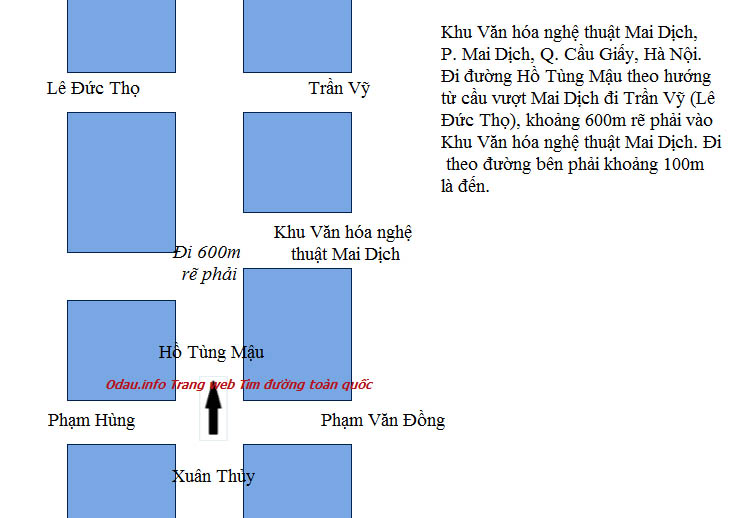 Địa chỉ Trường cao đẳng Múa (Học viện Múa Việt Nam) - phường Mai Dịch