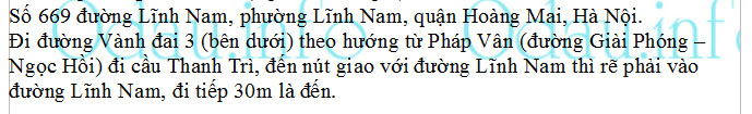 Địa chỉ ubnd phường Lĩnh Nam