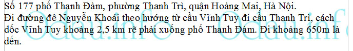 Địa chỉ ubnd phường Thanh Trì