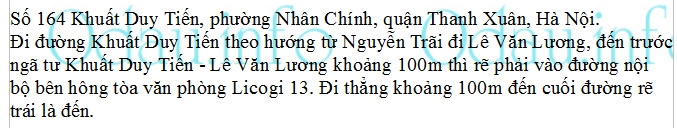 odau.info: Địa chỉ tòa nhà chung cư Licogi 13 - P. Nhân Chính