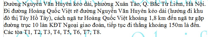 odau.info: Địa chỉ tổ hợp nhà chung cư Ngoại giao đoàn N03 -  các tòa T1, T2, T3, T4, T5, T6, T7, T8 - P. Xuân Tảo