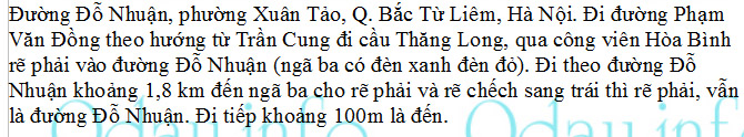 odau.info: Địa chỉ tổ hợp nhà chung cư Ngoại giao đoàn N04A và N04B - P. Xuân Tảo