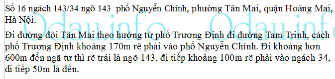 odau.info: Địa chỉ Trường mẫu giáo Thịnh Liệt, cơ sở 1 - P. Tân Mai