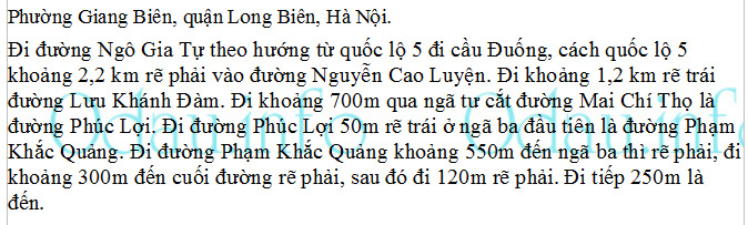 odau.info: Địa chỉ Công an phường Giang Biên