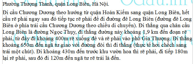 odau.info: Địa chỉ trường cấp 2 Ngọc Thụy - P. Thượng Thanh