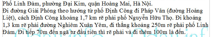 odau.info: Địa chỉ Trường mẫu giáo Linh Đàm - P. Đại Kim