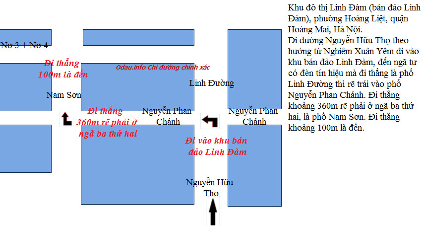 odau.info: Địa chỉ tổ hợp nhà chung cư Nơ 3 và Nơ 4 Linh Đàm - P. Hoàng Liệt