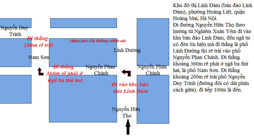 odau.info: Địa chỉ tổ hợp nhà chung cư No-VP4 và VP5 Linh Đàm - P. Hoàng Liệt