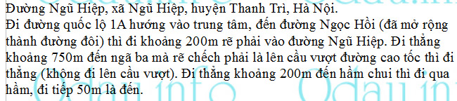 odau.info: Địa chỉ Đình Ông Tướng - xã Ngũ Hiệp