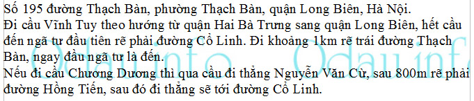 odau.info: Địa chỉ ubnd phường Thạch Bàn