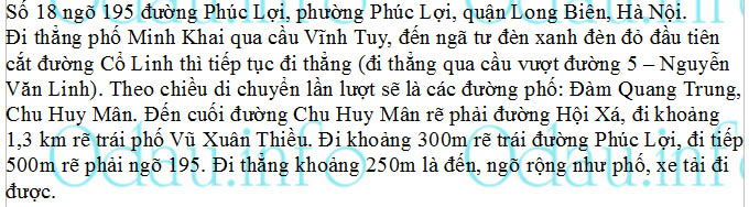 odau.info: Địa chỉ Công an phường Phúc Lợi