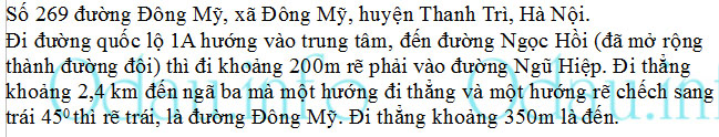 odau.info: Địa chỉ Công an xã Đông Mỹ