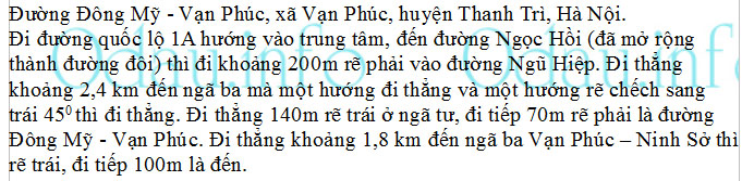 odau.info: Địa chỉ Công an xã Vạn Phúc