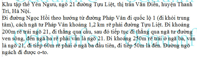 odau.info: Địa chỉ Trường mẫu giáo C thị trấn Văn Điển