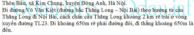 odau.info: Địa chỉ Phòng khám đa khoa cơ sở 2 – bệnh viện Nam Thăng Long - xã Kim Chung