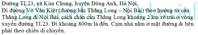 odau.info: Địa chỉ tổ hợp nhà chung cư CT3-CT4 Kim Chung - xã Kim Chung