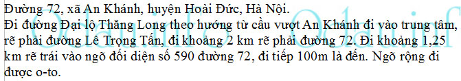 odau.info: Địa chỉ trường cấp 3 Hoài Đức B - X. An Khánh