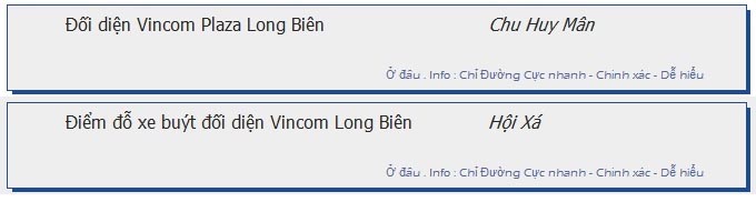 odau.info: lộ trình và tuyến phố đi qua của tuyến bus điện E04 ở Hà Nội no05