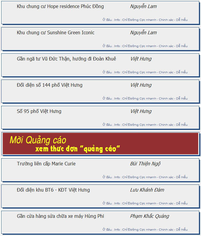 odau.info: lộ trình và tuyến phố đi qua của tuyến bus số 03B ở Hà Nội no03