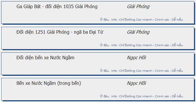 odau.info: lộ trình và tuyến phố đi qua của tuyến bus số 03B ở Hà Nội no08