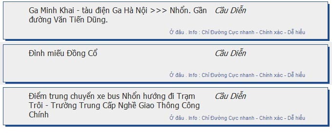 odau.info: lộ trình và tuyến phố đi qua của tuyến bus số 32 ở Hà Nội no05