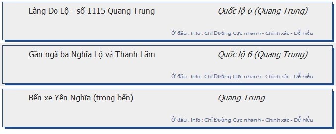 odau.info: lộ trình và tuyến phố đi qua của tuyến bus số 163 ở Hà Nội no13