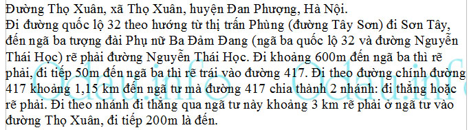 odau.info: Địa chỉ ubnd, Đảng ủy, hdnd xã Thọ Xuân