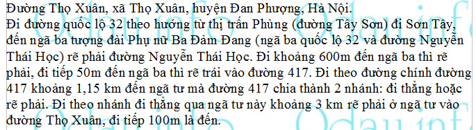 odau.info: Địa chỉ Trường mẫu giáo Thọ Xuân - xã Thọ Xuân