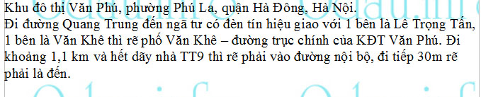 odau.info: Địa chỉ Trường cấp 2-3 Marie Curie, cơ sở Văn Phú - phường Phú La