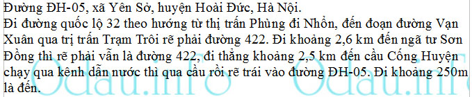 odau.info: Địa chỉ trường cấp 2 Yên Sở - xã Yên Sở